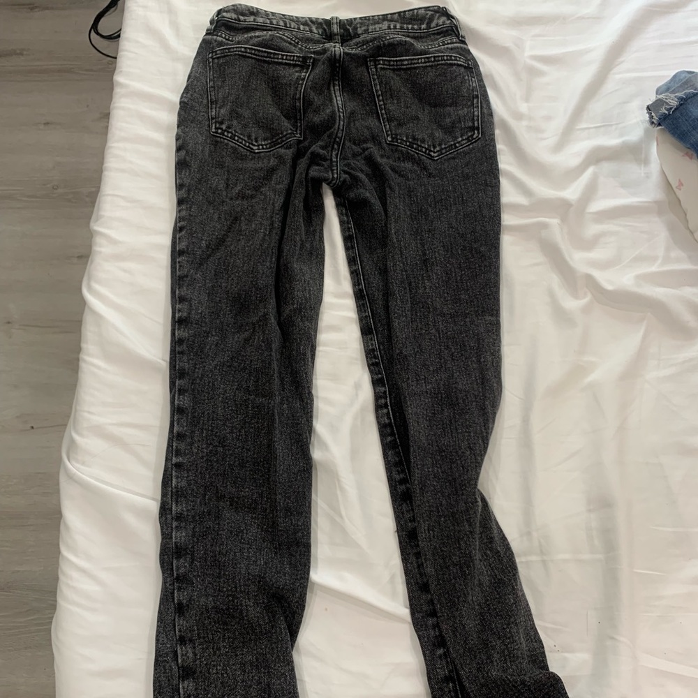 black wash pacsun mom jeans size 23